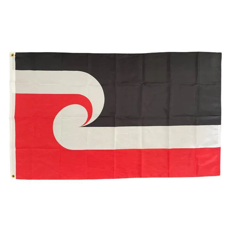 Large Maori Flag 90x150cm Tino Rangatiratanga NZ Flag Outdoor Polyester view 11