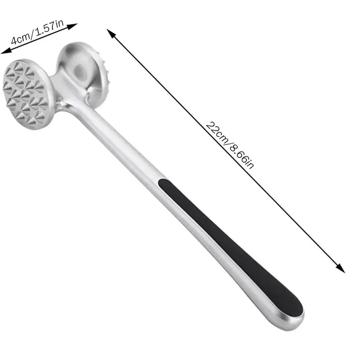 Meat Hammer Kitchen Tenderizing Beating Tool Double Sided Loose Meat Hammer view 3
