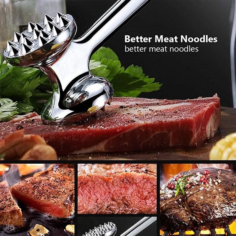 Meat Hammer Kitchen Tenderizing Beating Tool Double Sided Loose Meat Hammer view 4