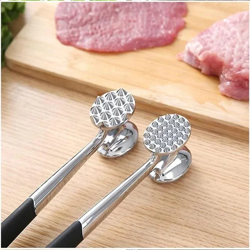 Meat Hammer Kitchen Tenderizing Beating Tool Double Sided Loose Meat Hammer view 11