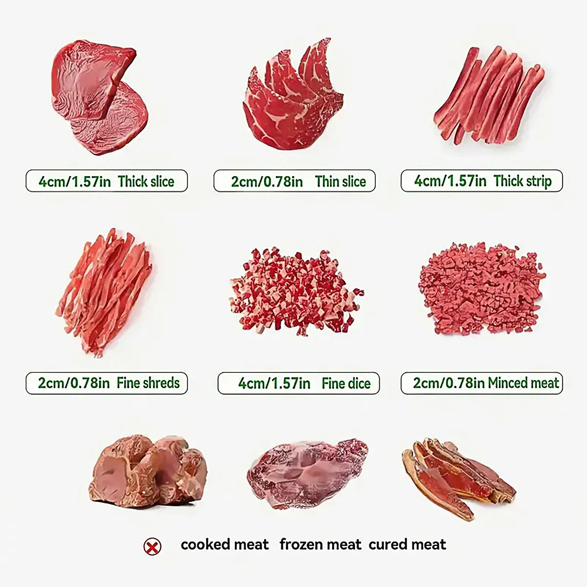 Meat Slicer Cutter Multifunctional Fresh Meat Cutting Tool for Household Kitchen view 11