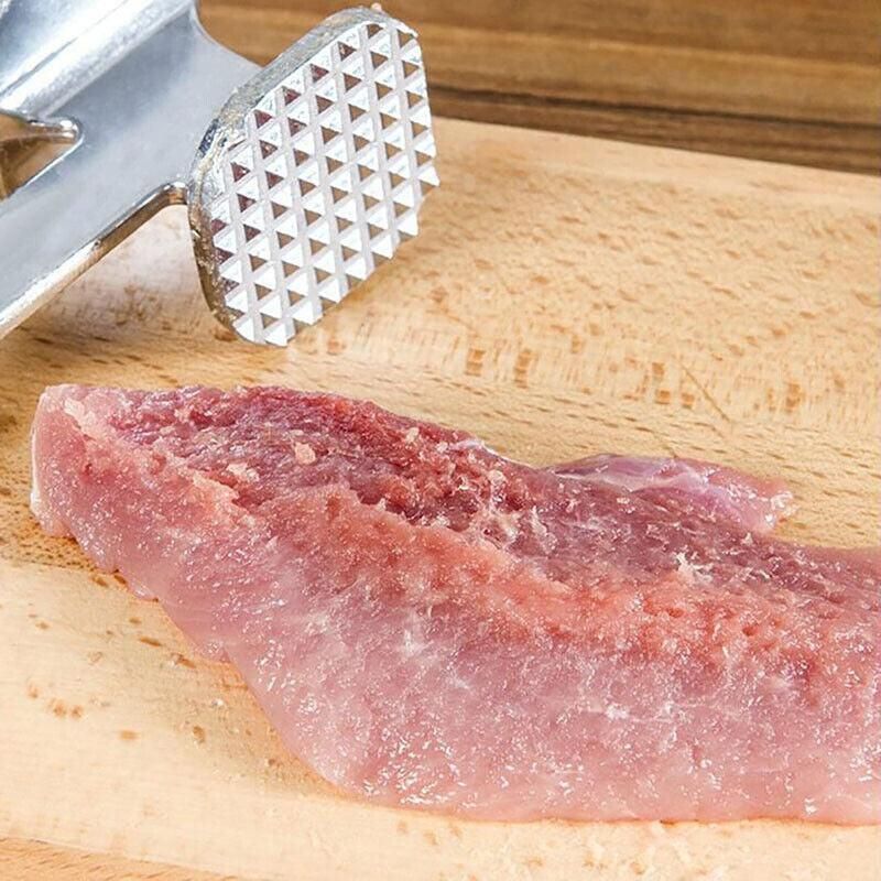 Aluminium Meat Tenderizer Hammer Tool for Steak Chicken Beef 19x4.5cm view 4
