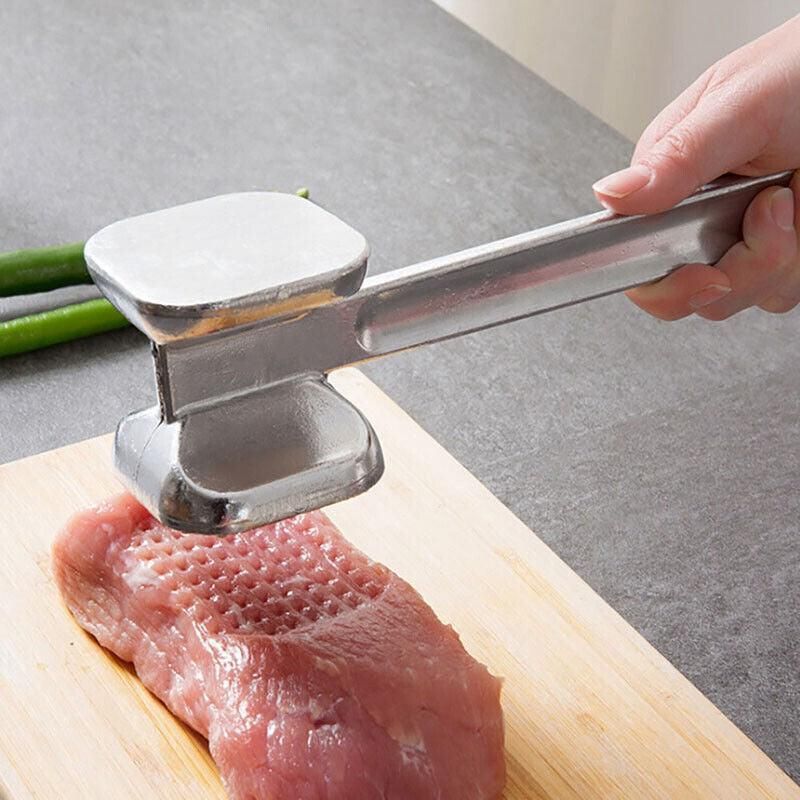 Aluminium Meat Tenderizer Hammer Tool for Steak Chicken Beef 19x4.5cm view 5