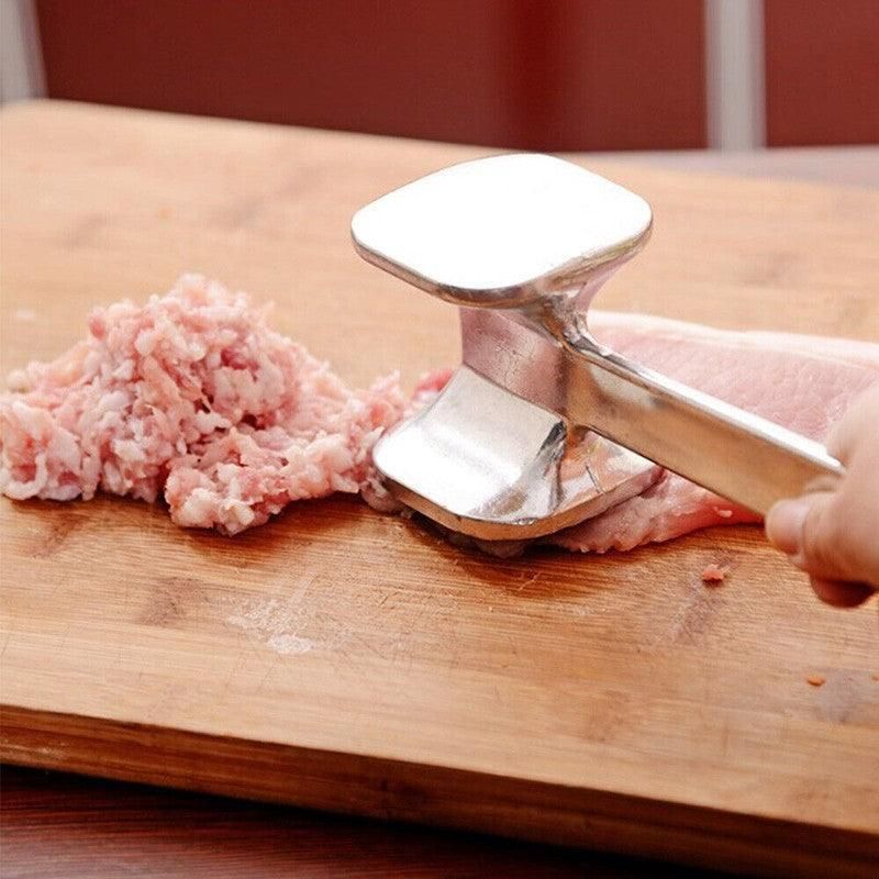 Aluminium Meat Tenderizer Hammer Tool for Steak Chicken Beef 19x4.5cm view 6