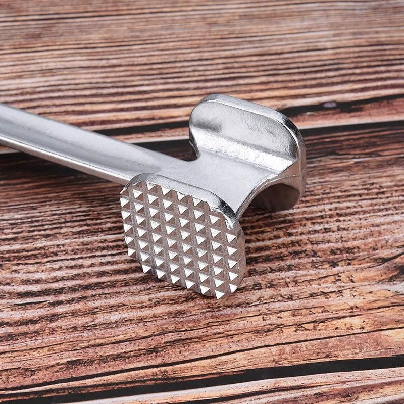 Aluminium Meat Tenderizer Hammer Tool for Steak Chicken Beef 19x4.5cm view 8