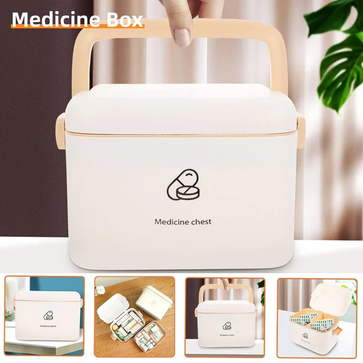 Medicine Cabinet Household Organizer Storage Emergency First Aid Kit Organizer view 10