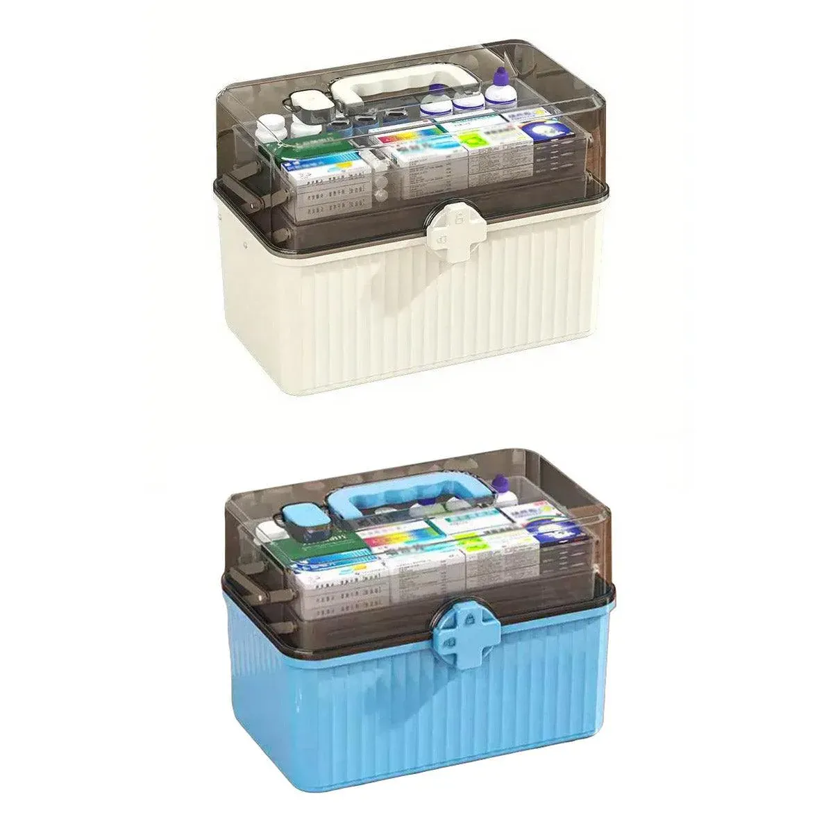 Large Capacity Medicine Cabinet Multi Layer Storage Box for Household First view 3