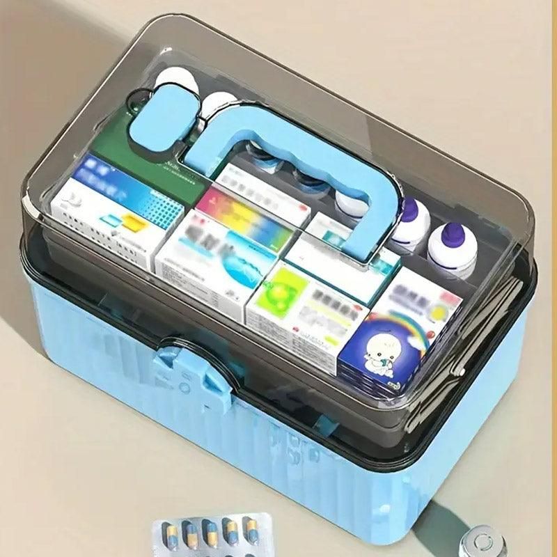 Large Capacity Medicine Cabinet Multi Layer Storage Box for Household First view 14