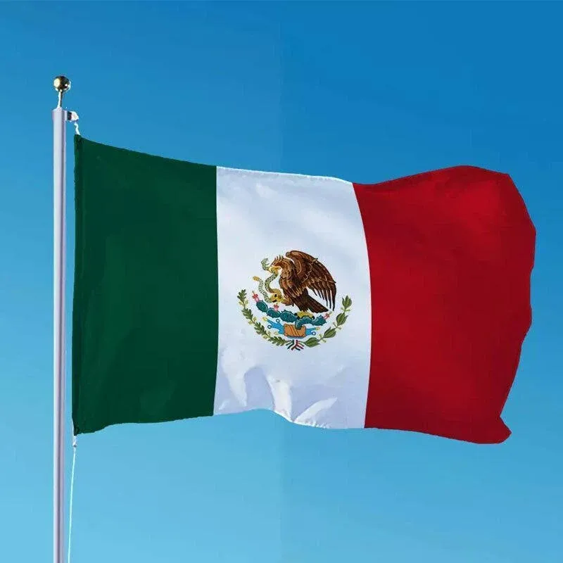 Large Mexico Mexican Flag Heavy Duty Outdoor Mx 90X150Cm - 3X5Ft view 7