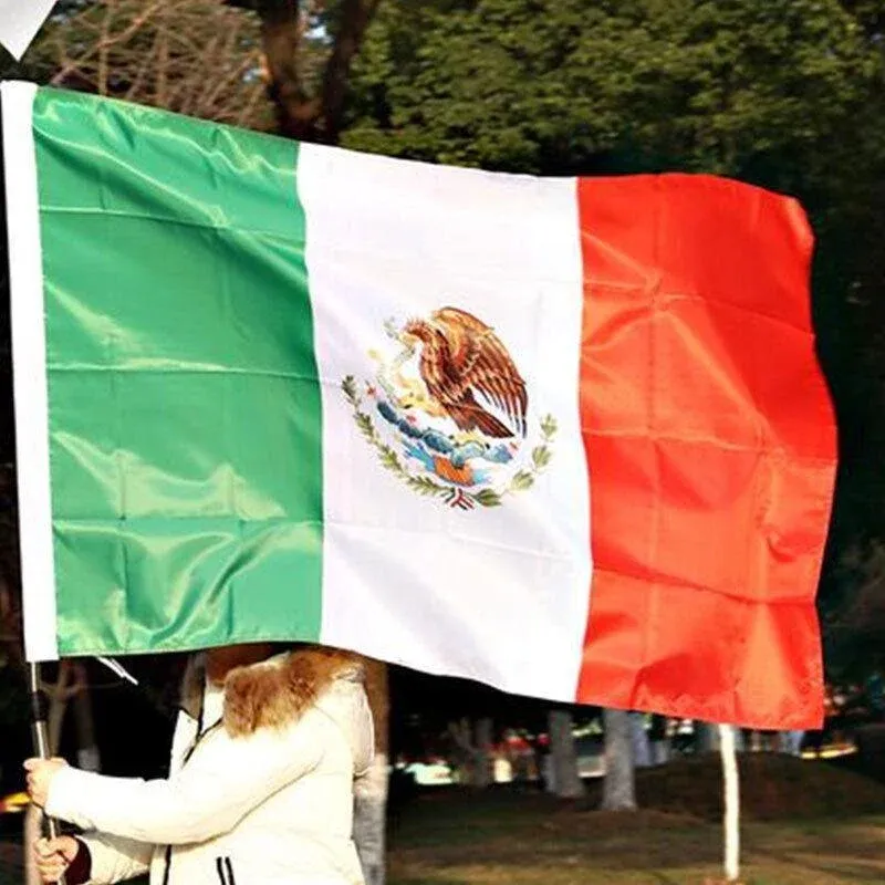 Large Mexico Mexican Flag Heavy Duty Outdoor Mx 90X150Cm - 3X5Ft view 8