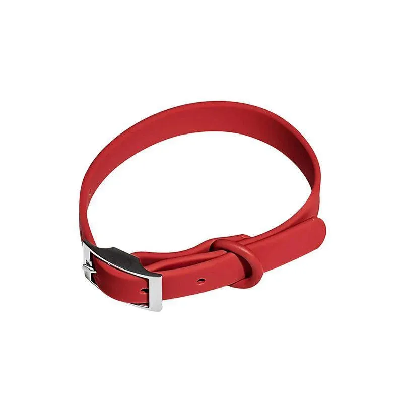 PVC Dog Collar Working Dog Kennels Waterproof Soft Adjustable for Pets M Size — image 1
