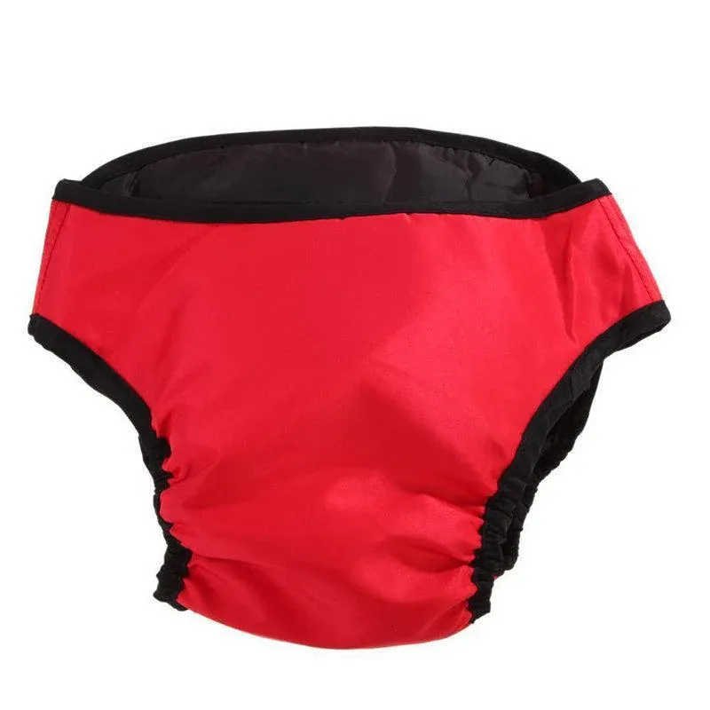 Washable Female Pet Dog Cat Nappy Diaper Physiological Pants Panties Underwear — image 1