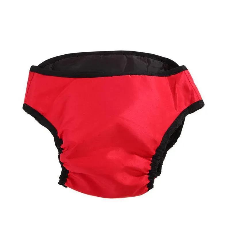 Washable Female Pet Dog Cat Nappy Diaper Physiological Pants Panties Underwear view 14