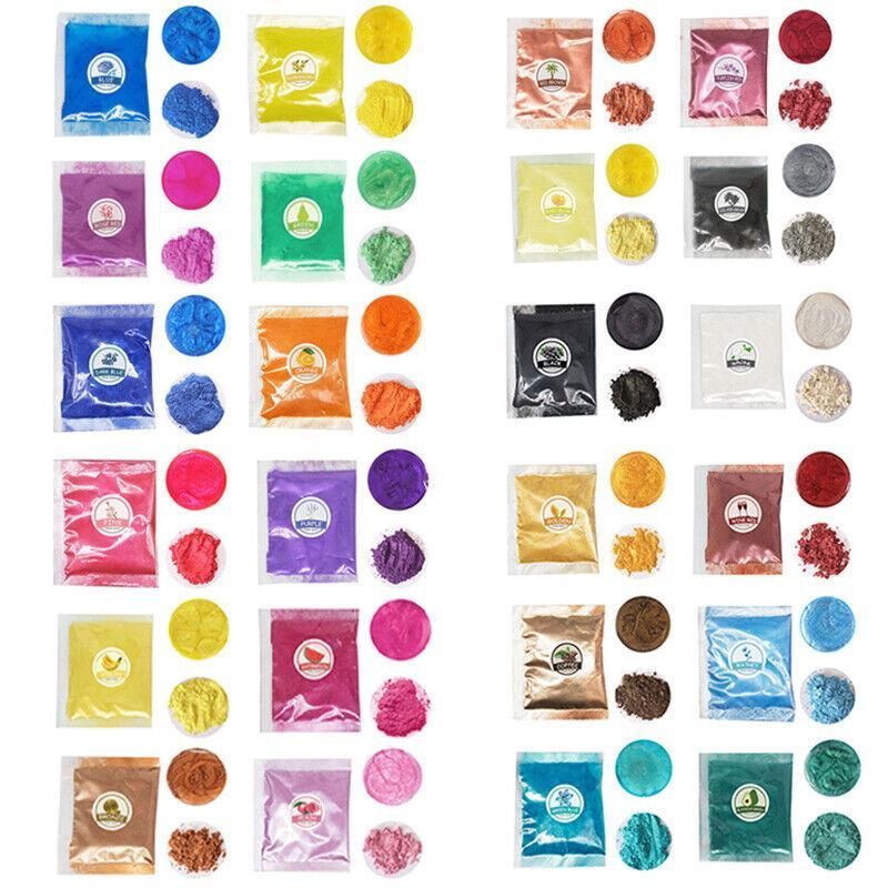 Mica Pigment Pearl Powder Resin Epoxy Premium Soaps Candle Bath Bomb Art Craft view 3