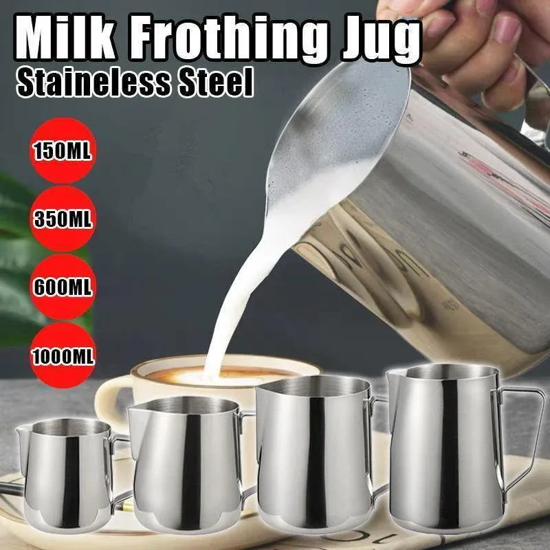 150-1000Ml Stainless Steel Milk Coffee Jug Latte Espresso Frothing Scale view 2