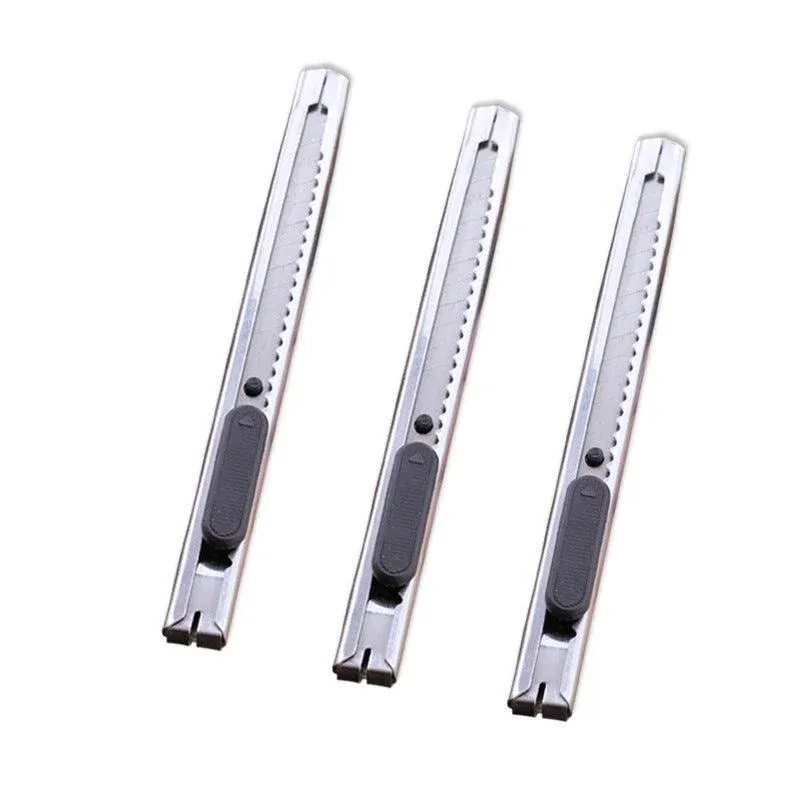 5PCS Snap-Off Daily Utility Knife Lock Back Box Cutters Retractable Knifes view 12