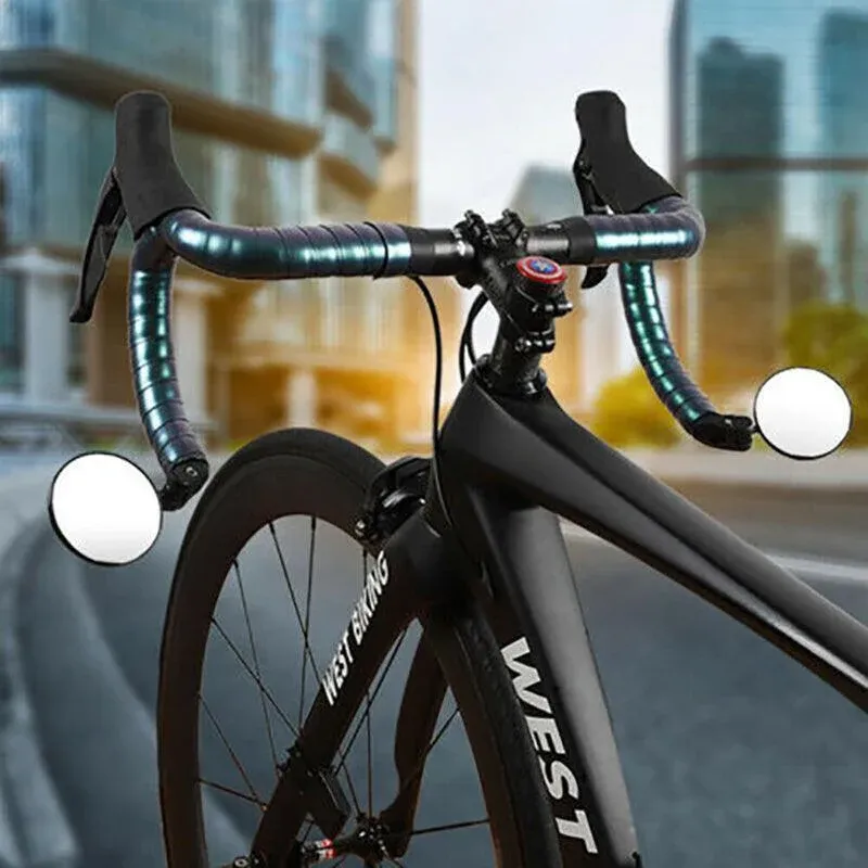 Adjustable Bicycle Rearview Mirror Convex Lens for MTB and Road Bikes view 8