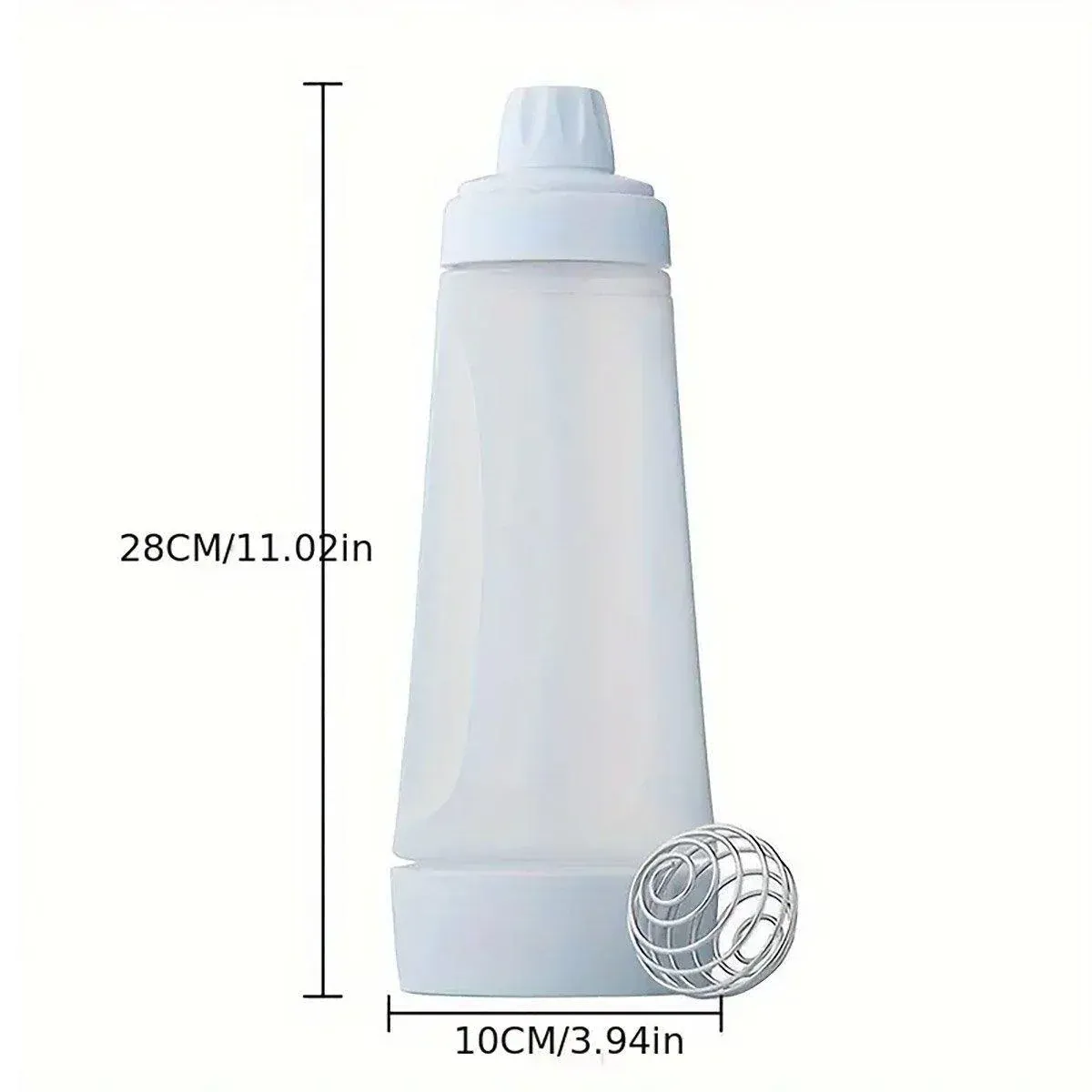 1000ml Hand Crank Batter Dispenser Mixing Jug with Scale for Muffins Pancakes view 3