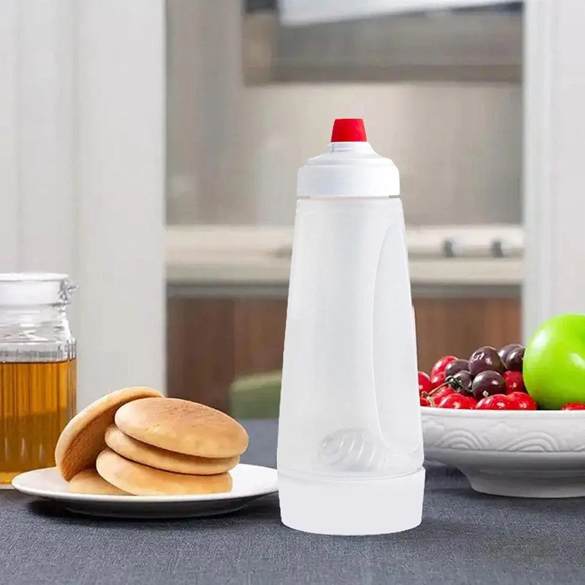1000ml Hand Crank Batter Dispenser Mixing Jug with Scale for Muffins Pancakes view 11