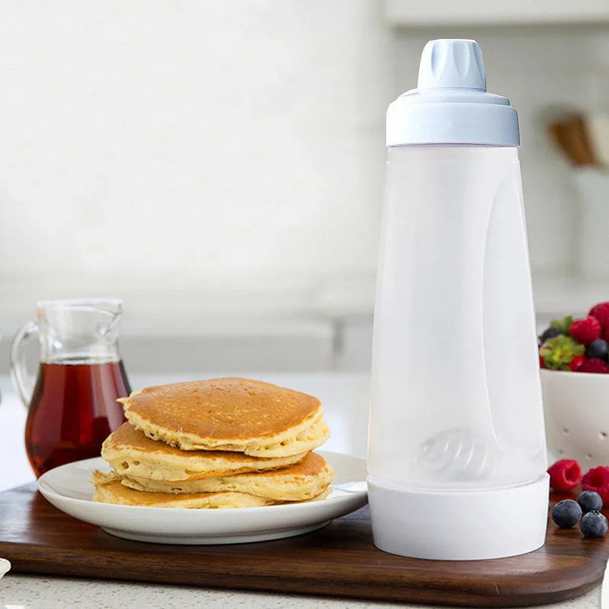 1000ml Hand Crank Batter Dispenser Mixing Jug with Scale for Muffins Pancakes view 14