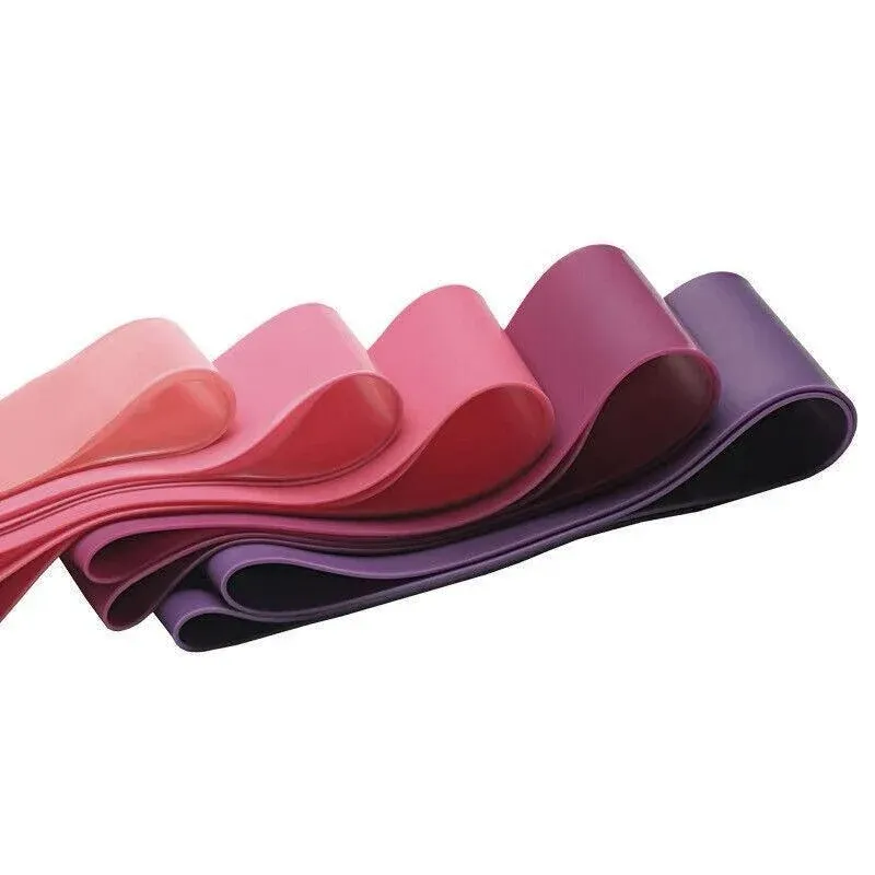 Exercise Resistance Bands Loop Power Strength Training Fitness Yoga Pilates view 10