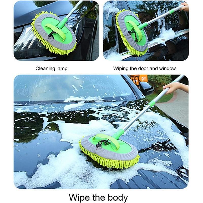 New Telescopic Car Brush Wash Soft Care Mop Vehicle Cleaning Window Adjustable view 7