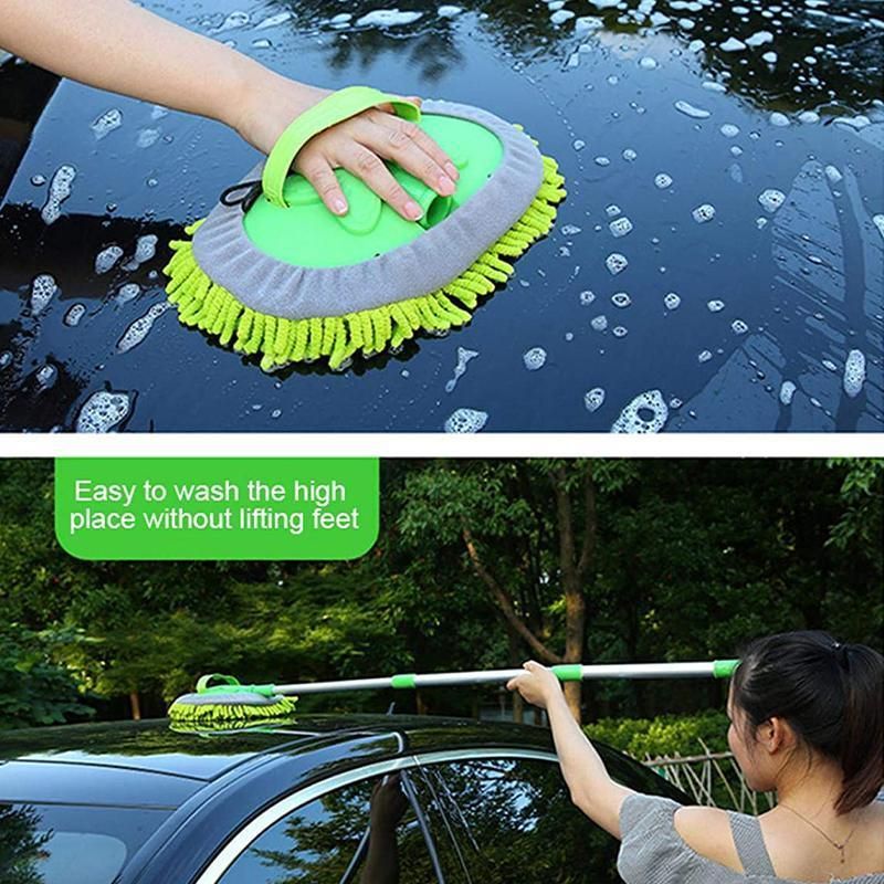 New Telescopic Car Brush Wash Soft Care Mop Vehicle Cleaning Window Adjustable view 8
