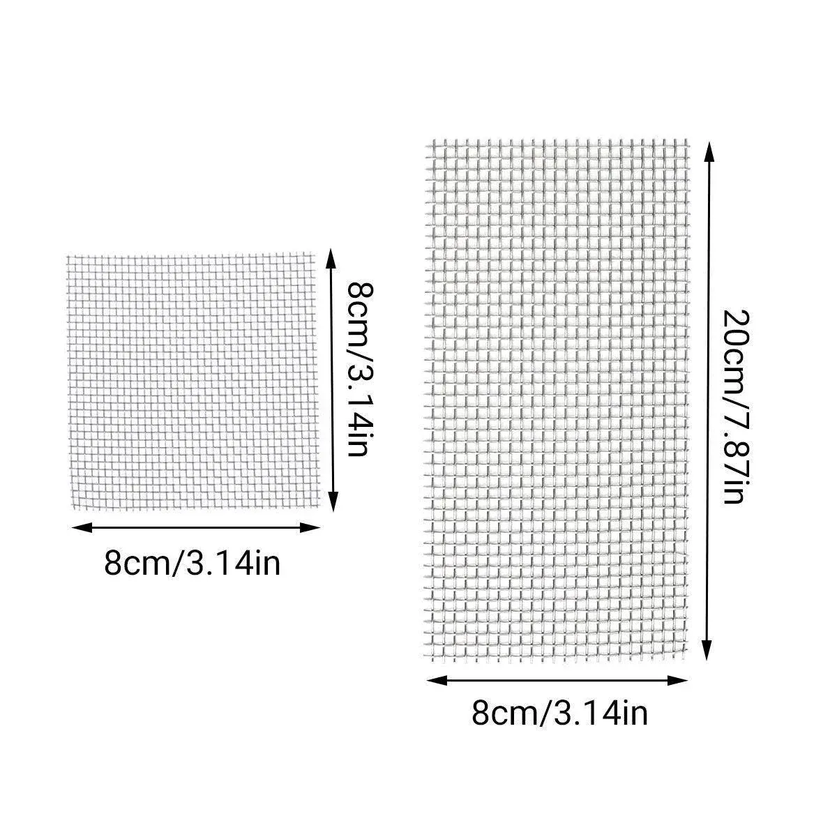 10pcs Stainless Steel Wire Mesh for Water Plants Fish Tank Aquarium Decoration view 4
