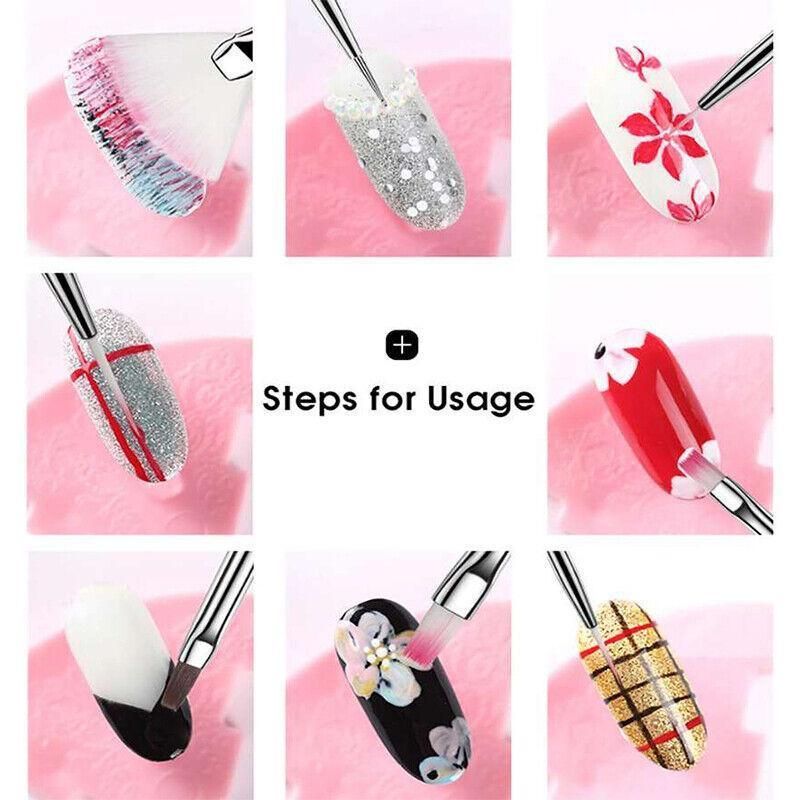 Nail Art Design Brushes Dotting Pen Tool Set Painting Uv Gel Drawing Brush view 4