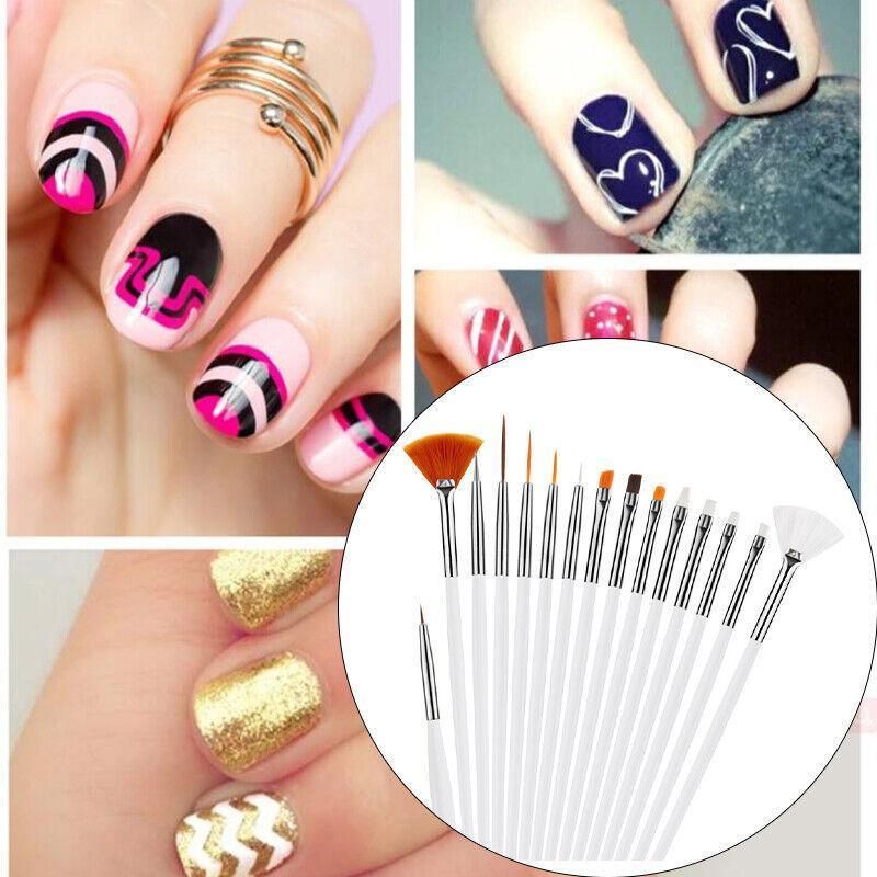 Nail Art Design Brushes Dotting Pen Tool Set Painting Uv Gel Drawing Brush view 13