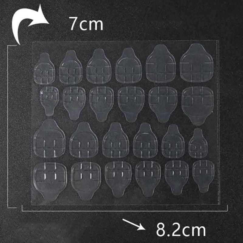 24-2400PCS Double Sided Adhesive Press On Nail Stickers Clear Tape Glue Tabs view 5