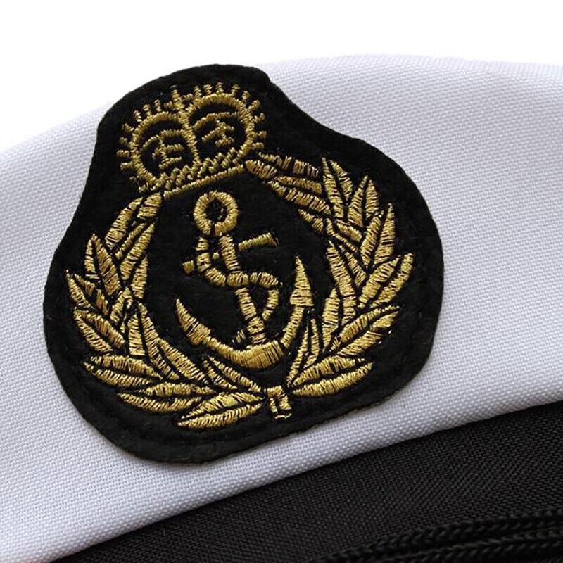 Sailor Cap Boat Captain Hat For Navy Skipper Costume Fancy Marine Dress view 11