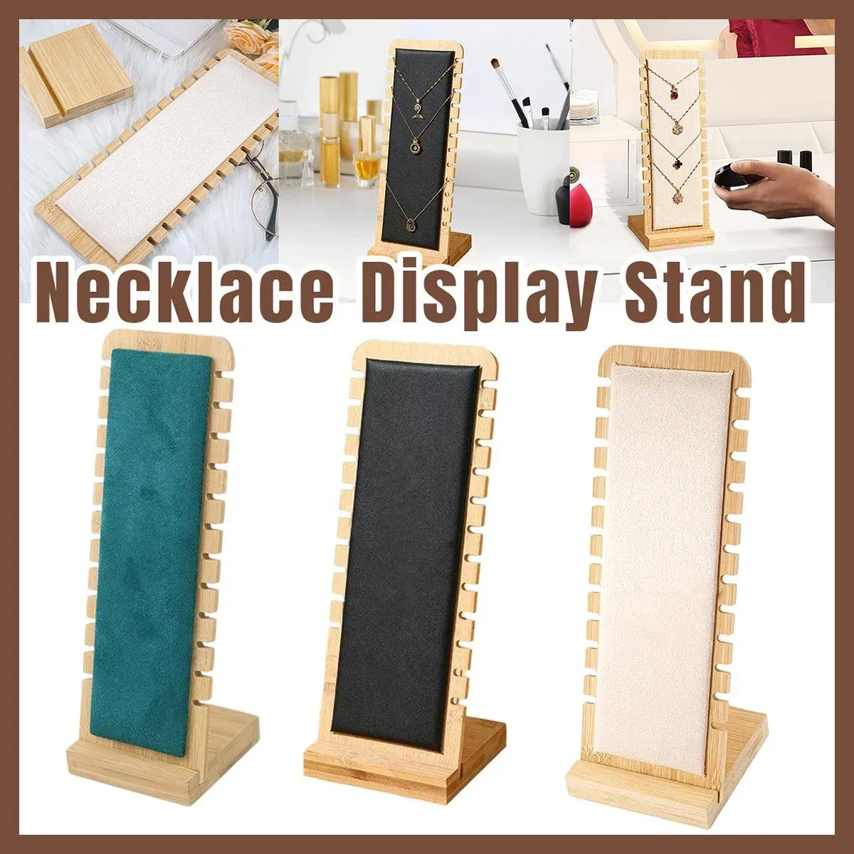 Jewellery Display Rack Necklace Hanging Stand Organiser Holder for Accessories view 2