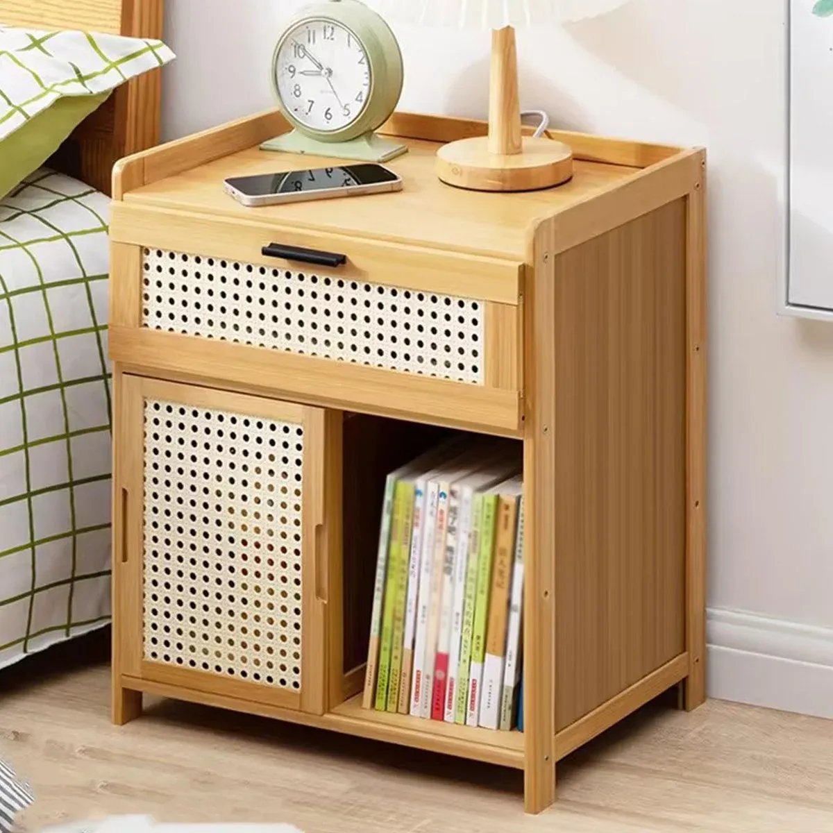 Small Bedroom Nightstand Storage Cabinet Sideboard Cabinet for Home Organization view 10