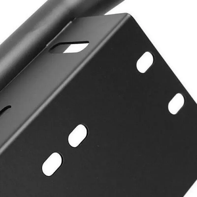 24inch Bull Bar Front Bumper License Number Plate Mount Bracket Led Light Holder view 6