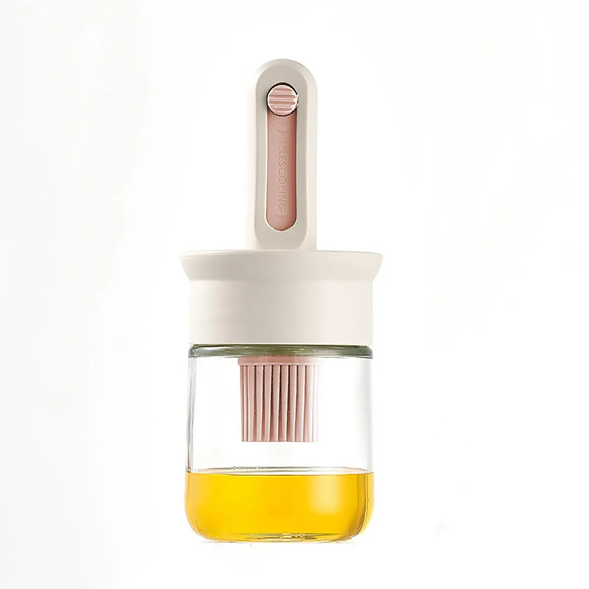 2pcs Glass Oil Bottles with Silicone Brush for Kitchen Cooking Oil Dispenser Set view 10