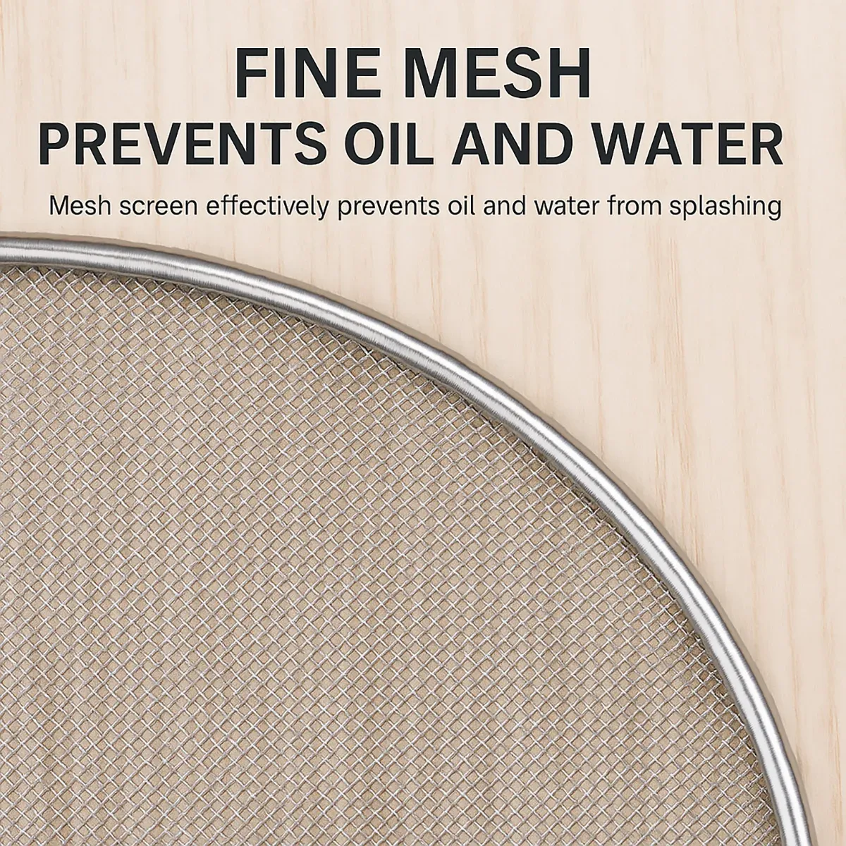 Stainless Steel Mesh Cover Anti Scald Filter Screen Anti Splash Lid For view 11