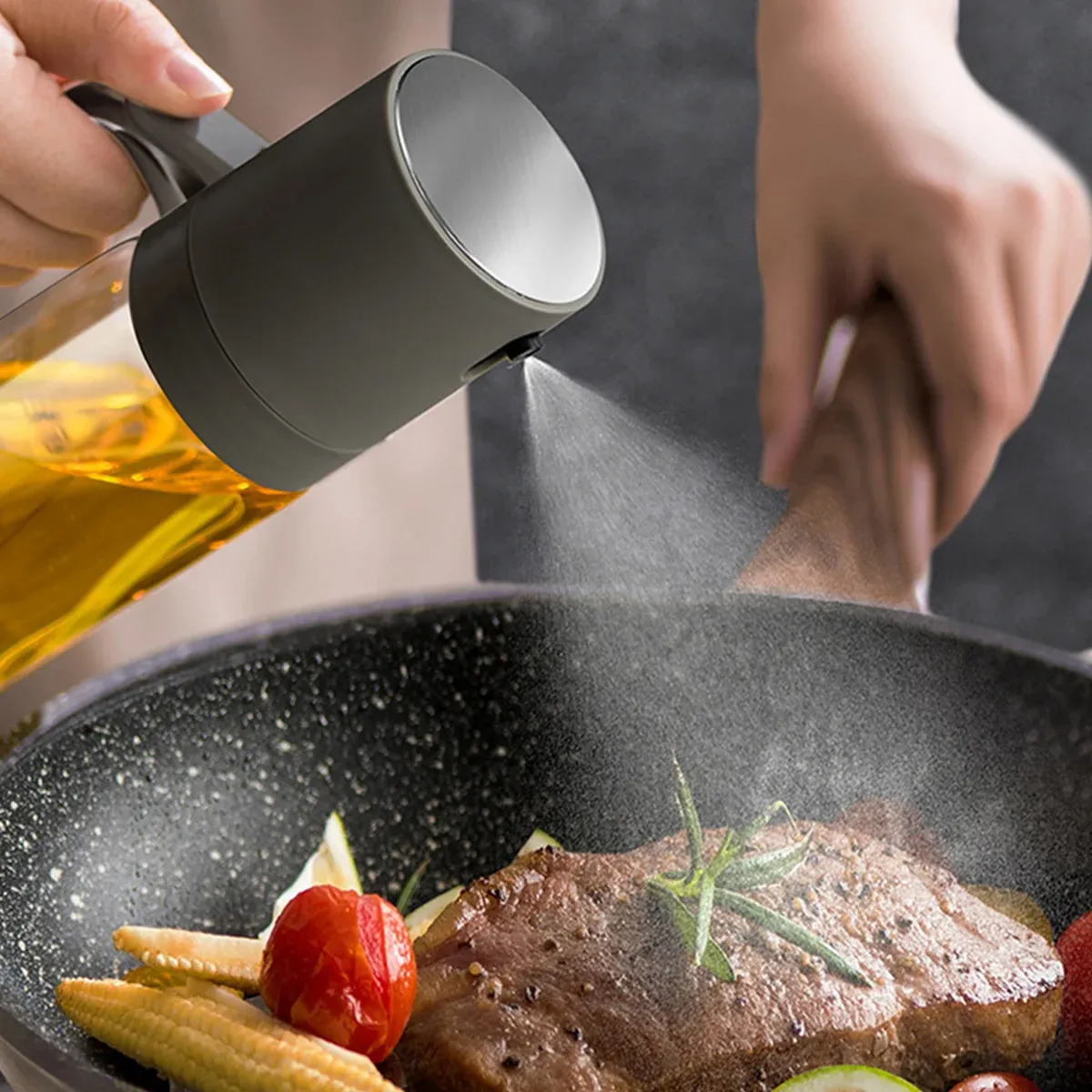 Olive Oil Sprayer Dispenser Cooking Baking BBQ Spray Bottle Kitchen Tool Sprayer view 6