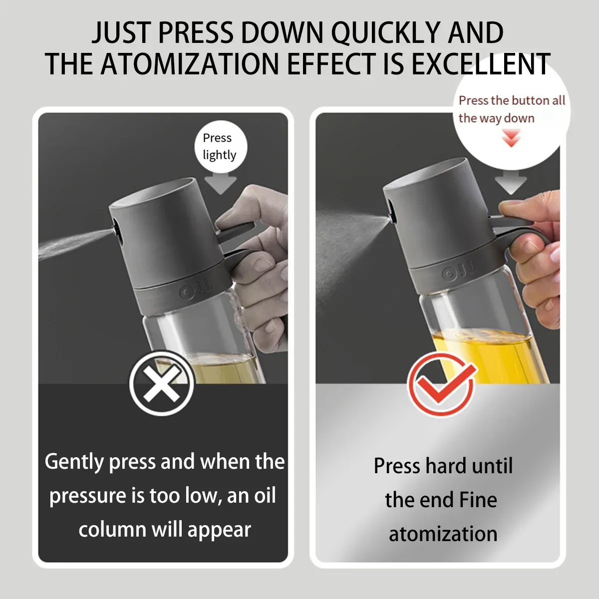 Olive Oil Sprayer Dispenser Cooking Baking BBQ Spray Bottle Kitchen Tool Sprayer view 7