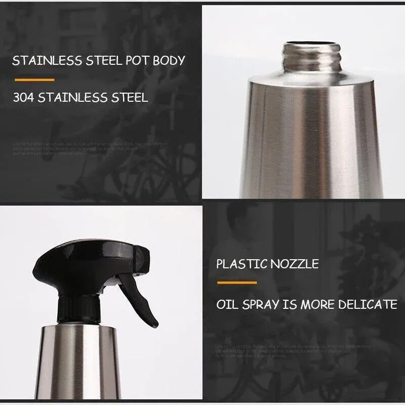 500ml Stainless Steel Cooking Oil Spray Bottle for BBQ and Kitchen Use view 11