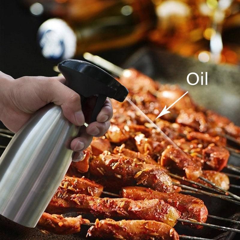 500ml Stainless Steel Cooking Oil Spray Bottle for BBQ and Kitchen Use view 12