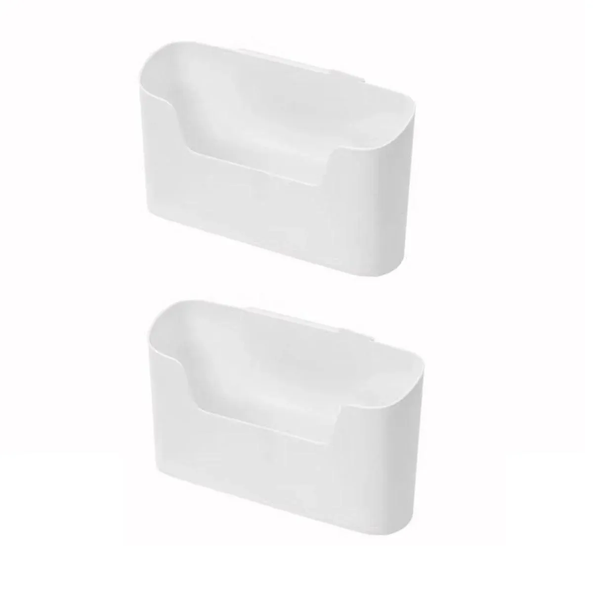2PCS Wall Mounted Storage Rack Kitchen Bathroom Cabinet Door Sundries Holder view 2