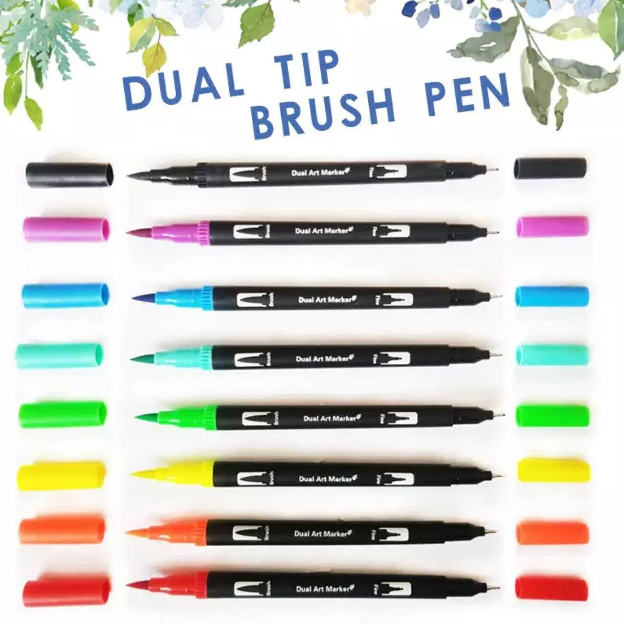 12-120 Watercolor Brush Pen Set Artist Sketch Marker - White-36 Colours view 5