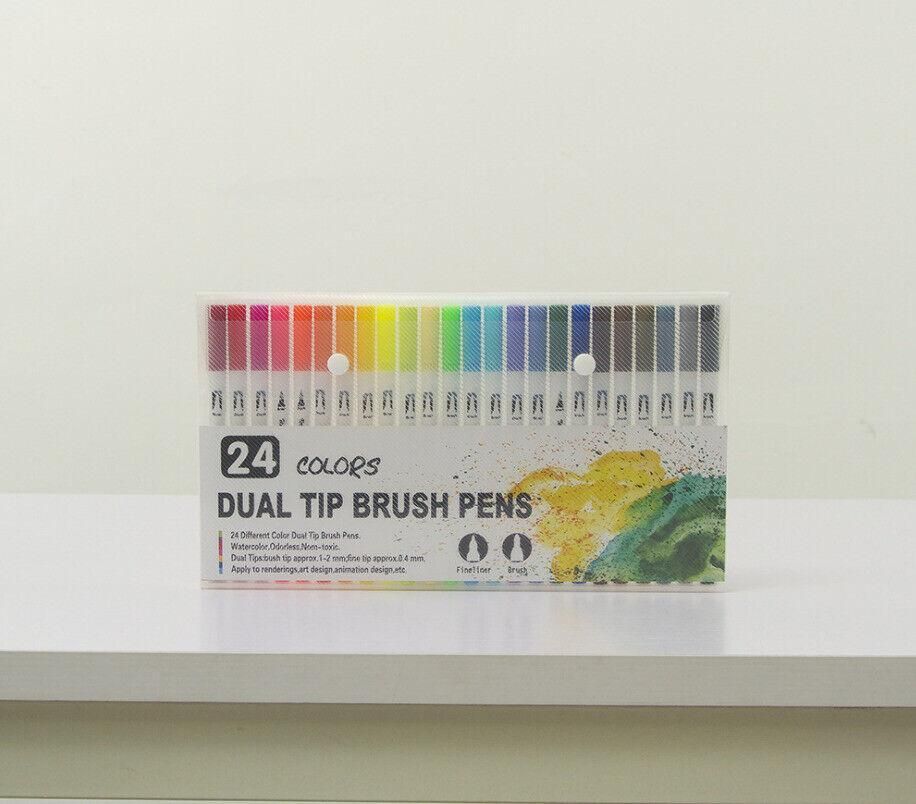 12-120 Watercolor Brush Pen Set Artist Sketch Marker - White-36 Colours view 10