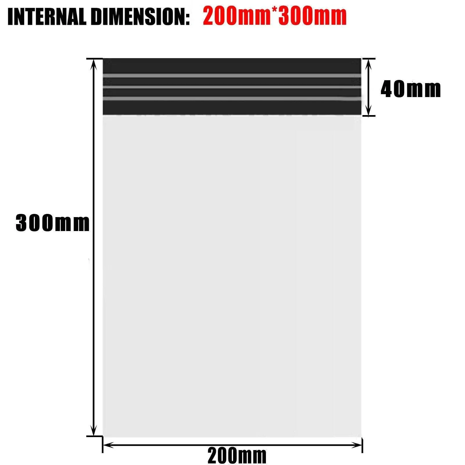 Poly Mailer Bags Mailing Satchel Plastic Courier Self Sealing Packing view 13