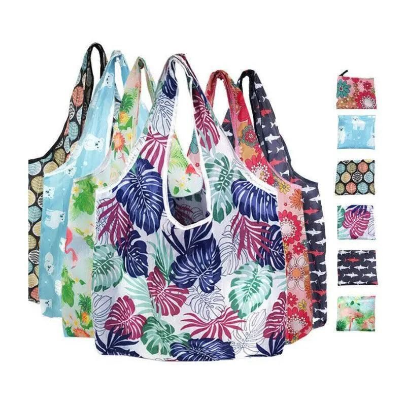 Reusable Foldable Light Waterproof Shopping Bags Carry bag Grocery Big - B-01 view 3