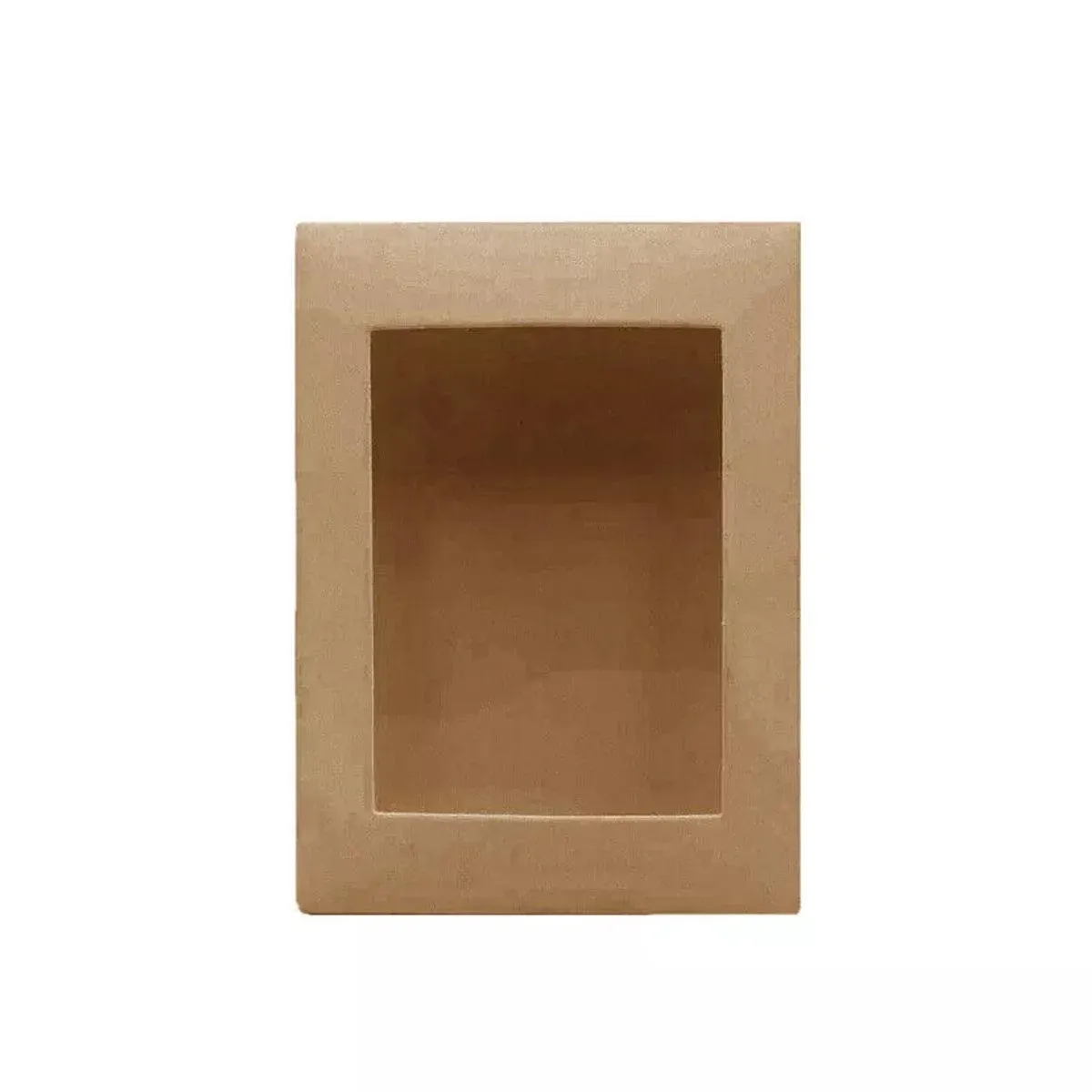 50PCS Kraft Paper Gift Boxes with PVC Window White Black Bakery Packaging — image 1