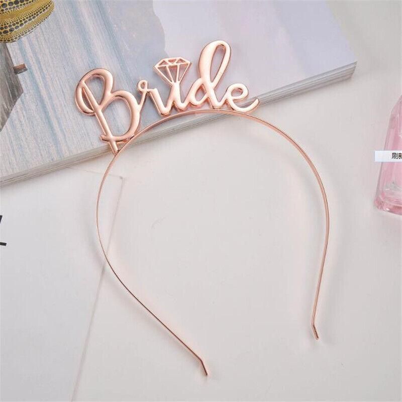 Bride To Be Hen Veil Sash Tiara Hens Night Bridal Shower Kitchen Tea view 7