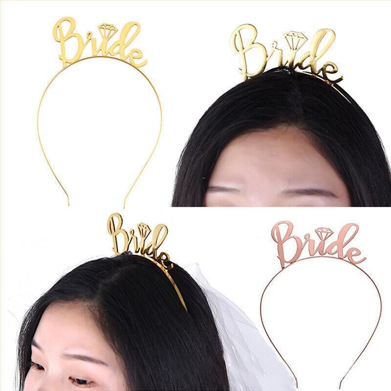Bride To Be Hen Veil Sash Tiara Hens Night Bridal Shower Kitchen Tea view 6