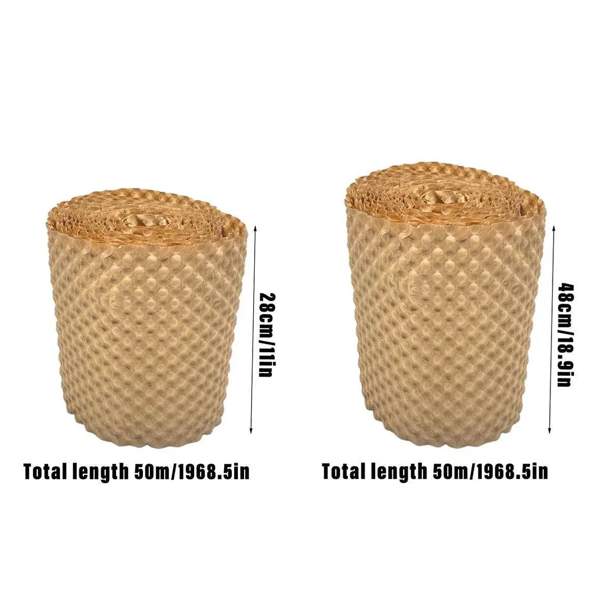 Cowhide Pressure Bubble Paper Roll Shock Absorbing Biodegradable Cushioning view 4